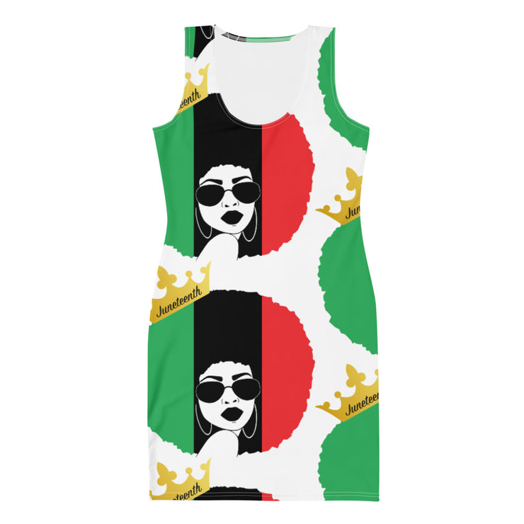 Juneteenth Afro Swag All-Over Dress