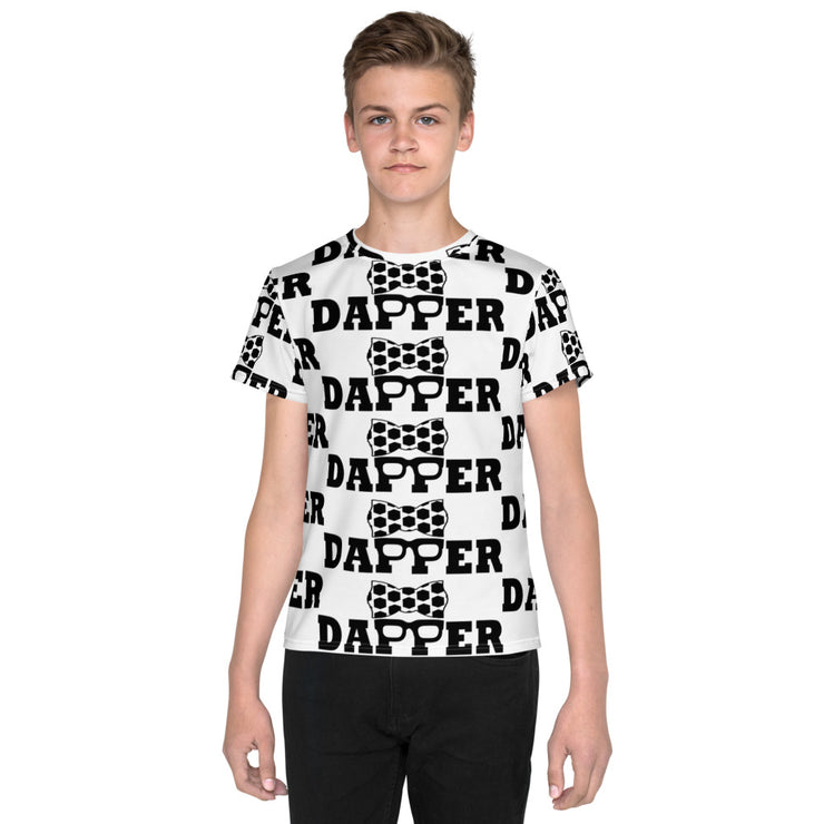 Dapper All-Over Youth Crew Neck T-shirt