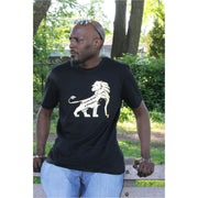 Father of a Prince Gold and Black Short Sleeve T-Shirt