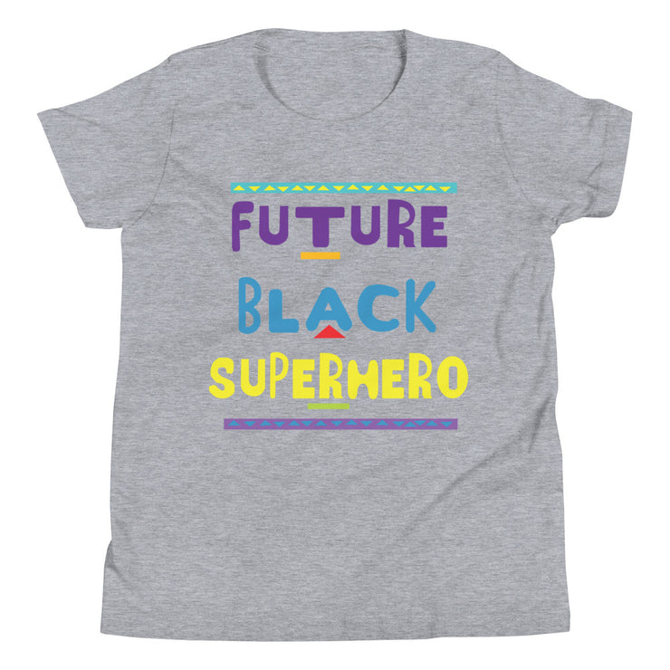 Future Black Superhero Youth Short Sleeve T-Shirt